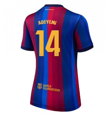 Barcelona Karim Adeyemi #14 Hjemmebanetrøje Dame 2026-27 Kortærmet